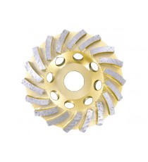 Turbo Cup Wheel 5inch - 18 Segment Hard Floor