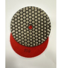 Dry Polishing Pad 5" 100 grit